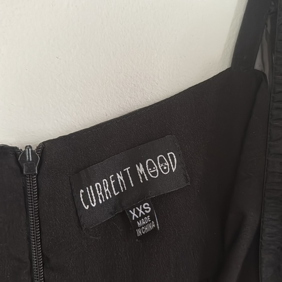 Current Mood Black Dress with Vibrant Butterfly Accents dollskill - Picture 3 of 4